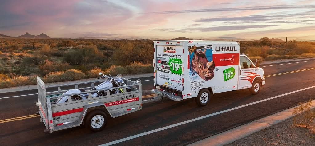U-Haul truck rental at Regional Auto Glass Simcoe Ontario